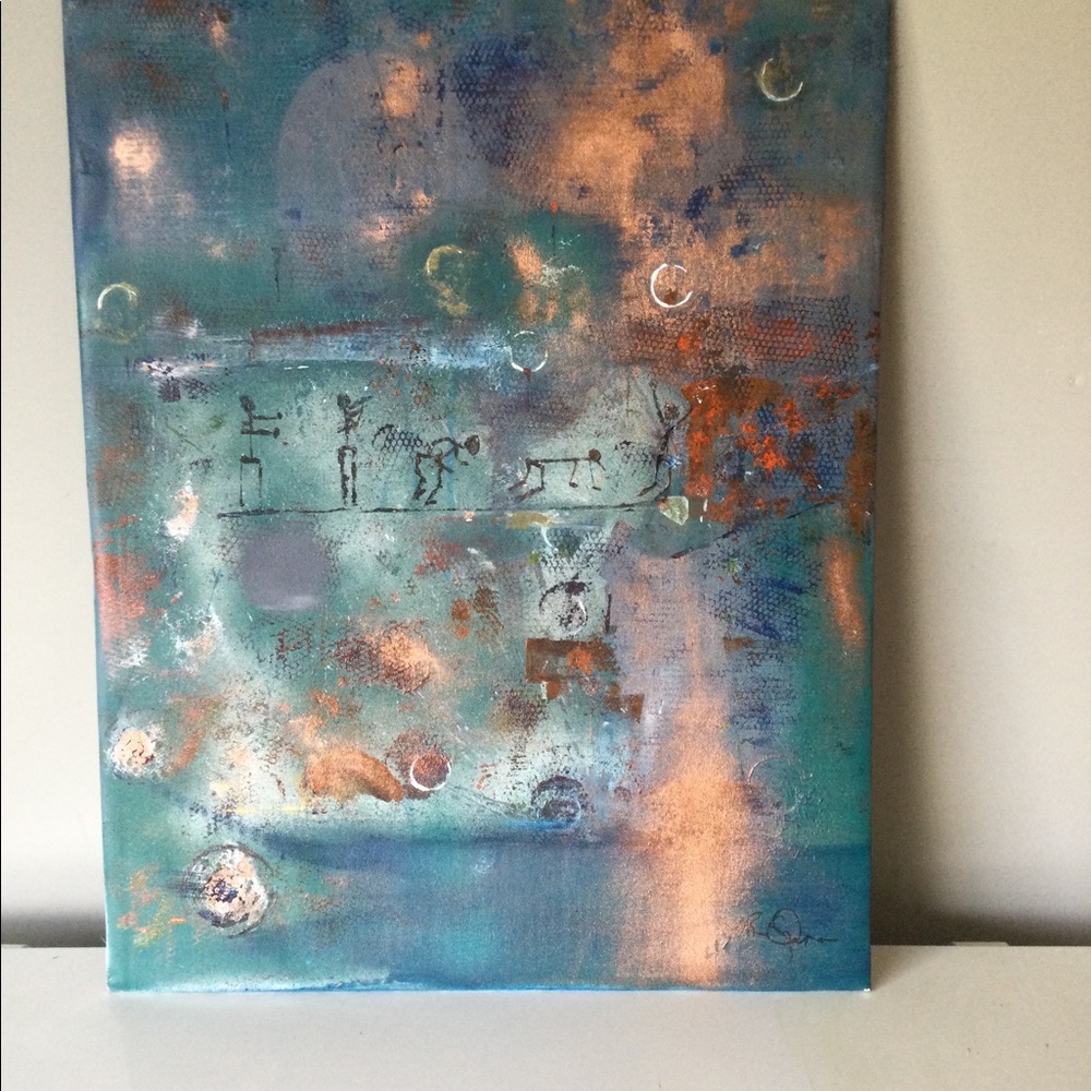 Process/original abstract Painting